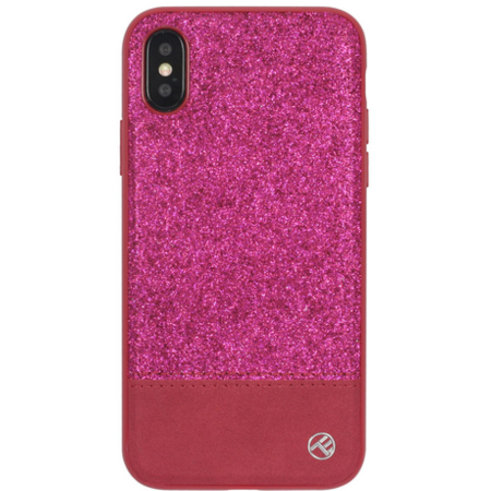 Husa Tellur Glitter II Roz pentru Apple iPhone X
