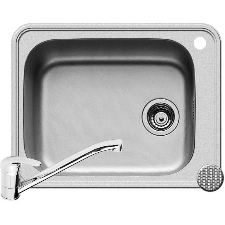 Set chiuveta de bucatarie SPACE PLUS 1B LN + ASALIA