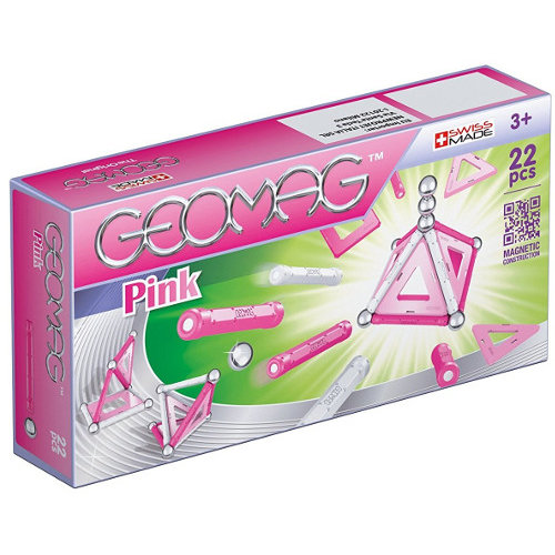 Set constructie magnetic Pink Panels 22