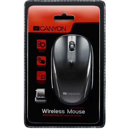 Mouse Canyon CNE-CMSW03B Wireless Rubber Coating Black