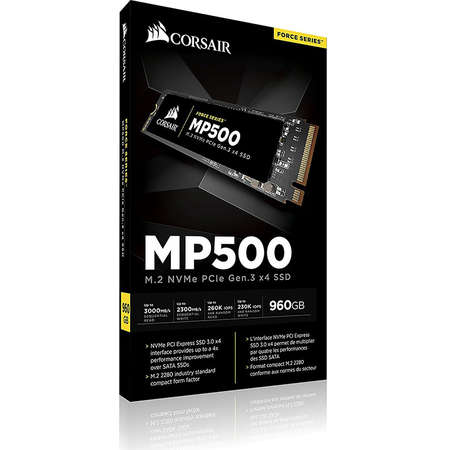 SSD Corsair Force Series MP500 960GB PCI Express 3.0 x4 M.2 2280