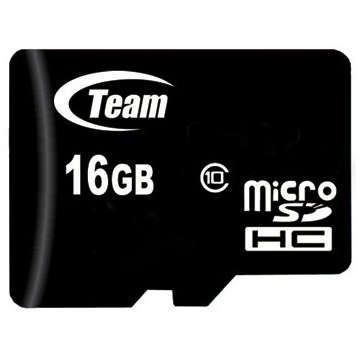Card TeamGroup microSDHC 16GB Clasa 10 20Mps Negru