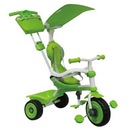 Tricicleta copii 3 in 1 Trike Star Luxury Verde