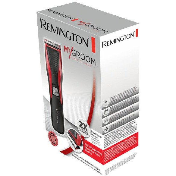 Mașina de tuns Remington HC5100 0.5 - 23 mm 12 trepte Lame lavabile Negru/Rosu — imaginea 4