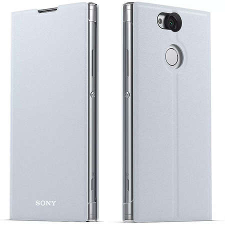 Sprout handkerchief lost heart Husa Flip Cover SCSH10 Silver Style Stand pentru Sony Xperia XA2 ITGalaxy.ro