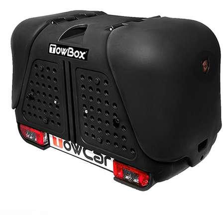 Cutie portbagaj pe carligul de remorcare Aragon Towbox V2 DOG Negru