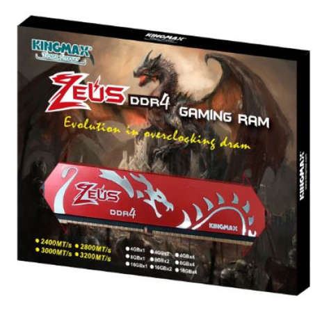 Memorie Kingmax Zeus Gaming 16GB DDR4 2800 MHz CL17 1.35V