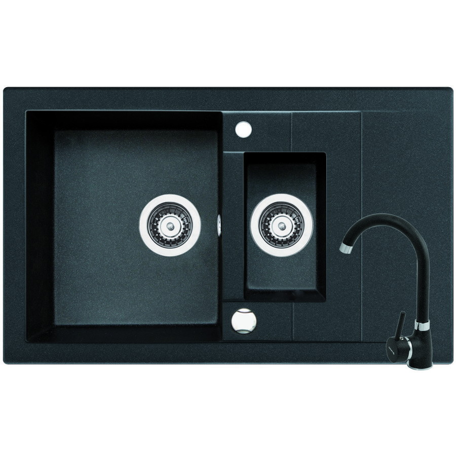 Set Chiuveta STUDIO 78x48 + Bello Negru