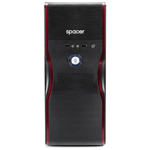 Carcasa Spacer New Mercury cu sursa 500W Black — imaginea 3