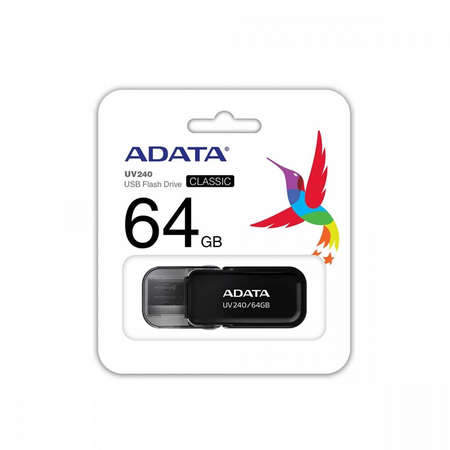Memorie USB ADATA UV240 64GB USB 2.0 Black
