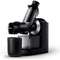 Storcator de fructe si legume prin presare la rece Philips HR1889/70 Recipient suc 1 litru Recipient pulpa 0.75 litri 150W Negru