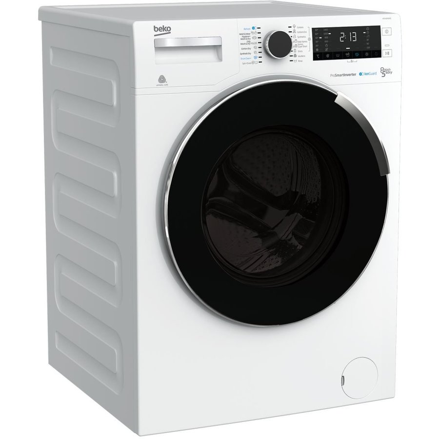 Masina de spalat rufe cu uscator HTV8743XG Capacitate spalare 8kg Clasa A 1400 rpm Alb