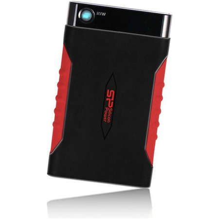 Hard disk extern Silicon Power Armor A15 1TB 2.5 inch USB 3.0 Black Red