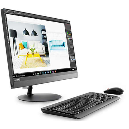 Sistem All in One Lenovo IdeaCentre 520-22ICB 21.5 inch FHD Touch Intel Core i5-8400T 4GB DDR4 1TB HDD Black