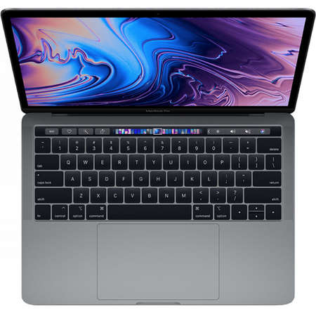 Laptop Apple MacBook Pro 13 2018 Touch Bar 13.3 inch QHD Retina Intel Core i5 2.3GHz Quad Core 8GB DDR3 512GB SSD Intel Iris Plus Graphics 655 Space Gray Mac OS High Sierra RO keyboard