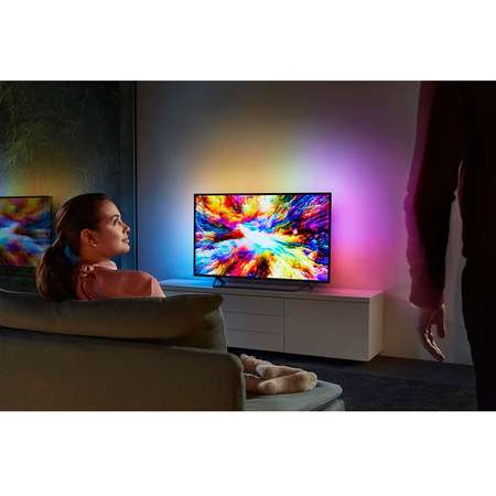 Televizor Philips LED Smart TV Ambilight 43 PUS7303/12 109cm Ultra HD 4K Grey