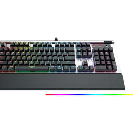 Tastatura gaming Gamdias Hermes P2 RGB Optical Brown Mecanica