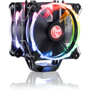 Leto Pro Black RGB LED 2x 120mm