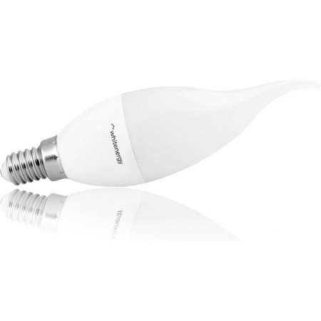 Bec LED Whitenergy 10396 C37L E14 7W 230V lumina calda