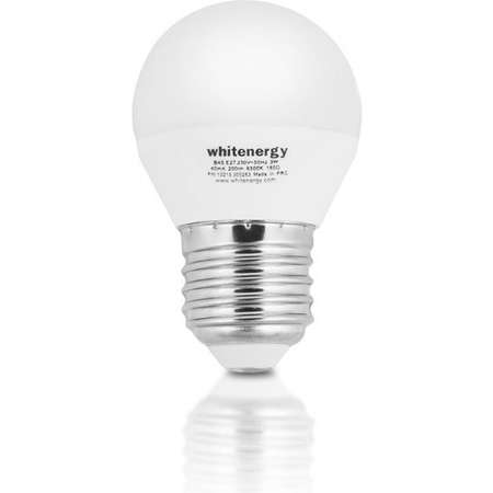 Bec LED Whitenergy 10361 G45 E27 5W 230V lumina calda