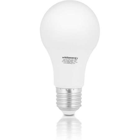 Bec LED Whitenergy 10388 A60  E27 8W 230V lumina calda
