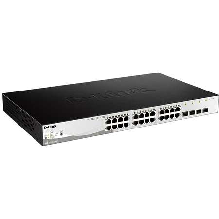 Switch D-Link DGS-1210-28MP 24 porturi Gigabit 4 porturi Combo SFP