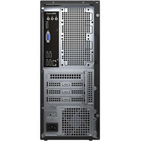 Sistem desktop Dell Vostro 3670 MT Intel Core i7-8700 8GB DDR4 1TB HDD nVidia GeForce GTX 1050 2GB Windows 10 Pro Black 3Yr NBD