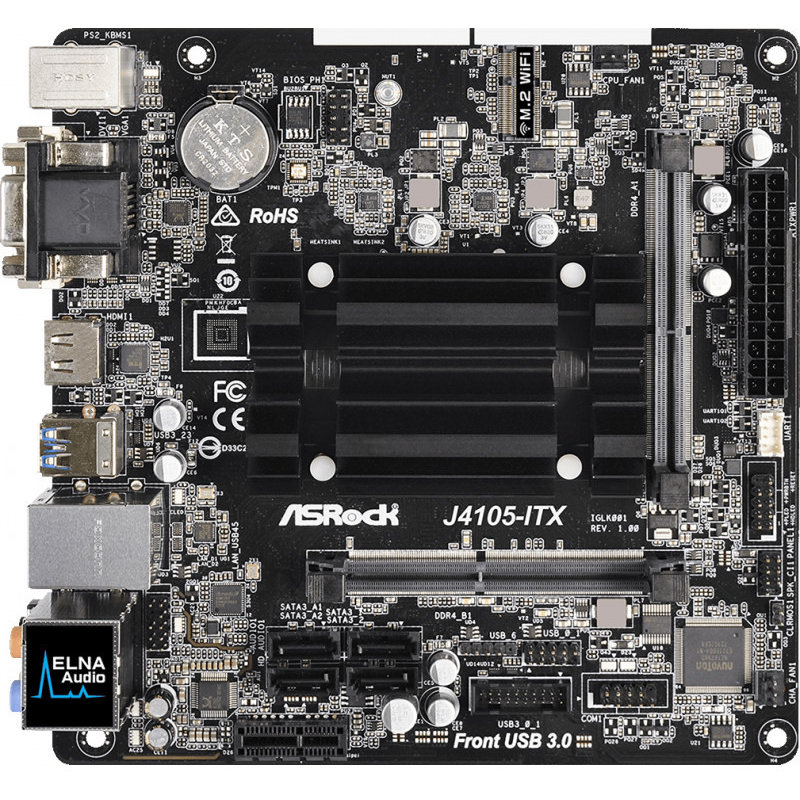 Placa de baza J4105 mITX
