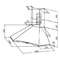Hota insula de colt Faber Solaris EG6 LED X A100 100 cm 570 m3/h Inox / sticla