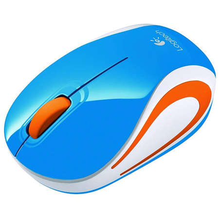 Mouse Logitech Wireless Mini M187 Blue