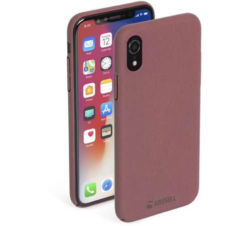 Husa Protectie Spate Krusell Sandby Cover Rosu pentru Apple iPhone XR