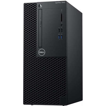 Sistem desktop Dell OptiPlex 3060 MT Intel Core i3-8100 4GB DDR4 256GB SSD Linux 3Yr BOS Black