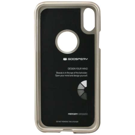 Husa Protectie Spate Mercury JellyMetal pentru Apple Iphone XS Max Auriu