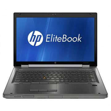 Laptop refurbished HP EliteBook 8760W 17.3 inch HD+ Intel Core i5-2520M 4GB DDR3 320GB HDD ATI Firepro M5950 1GB DVD-RW Windows 10 Home Black