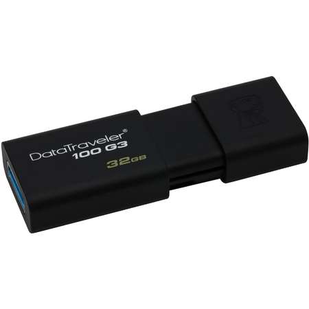 Memorie USB Kingston DataTraveler 100 G3 32GB USB 3.0 Black