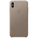 iPhone XS Max Leather Case Taupe