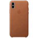 Husa Apple iPhone XS Leather Case Saddle Brown