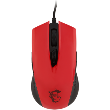 Mouse Gaming MSI Clutch GM40 Glossy Red