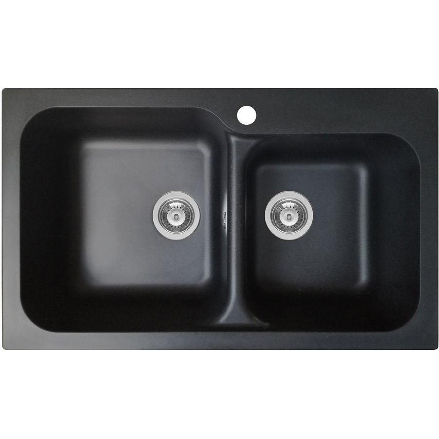 Chiuveta de bucatarie Soft Compozit Twin ARTITHEK 1&3/4B