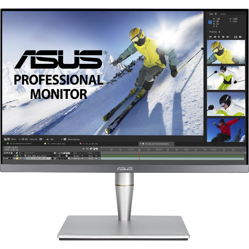 Monitor LED PA24AC 24.1 inch 5ms USB-C Gray