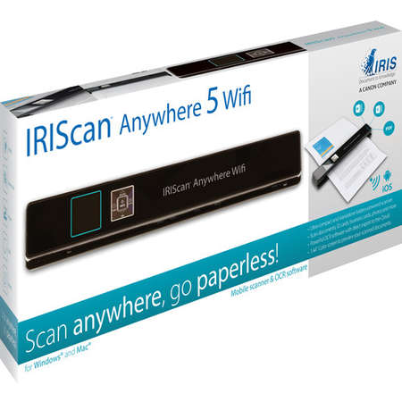 Scanner Portabil IRIScan Anywhere 5 Wi-Fi Negru