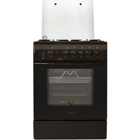 Aragaz SM 650 MPGRS gaz 4 arzatoare Grill Rotisor Maro