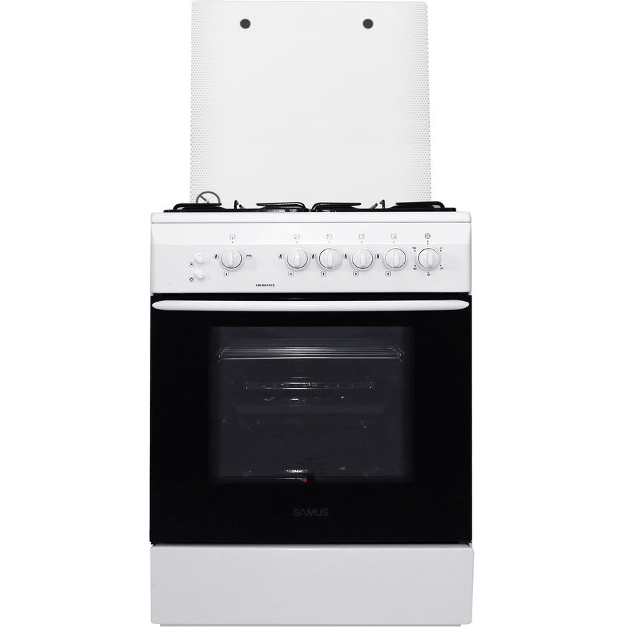 Aragaz SM 650 APGLS gaz 4 arzatoare Grill Alb