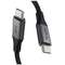 Cablu de date Ringke Premium USB-C USB-C 3.0 1.2 m Negru