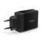 Incarcator retea Anker PowerPort 24W 2x USB PowerIQ Negru plus cablu microUSB 1m