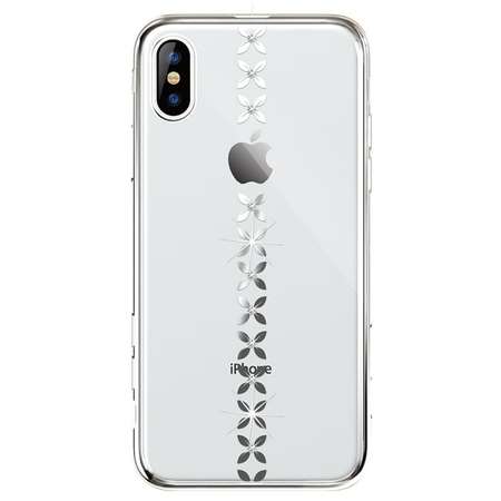 Husa Devia Lucky Star Silver prntru Apple iPhone XS / X