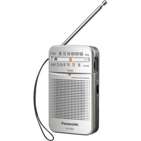 Radio portabil RF-P50D FM / AM Argintiu