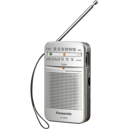 Radio portabil Panasonic RF-P50D FM / AM Argintiu