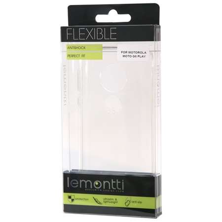 Husa Lemontti Silicon Transparent pentru Motorola Moto G6 Play / Moto E5