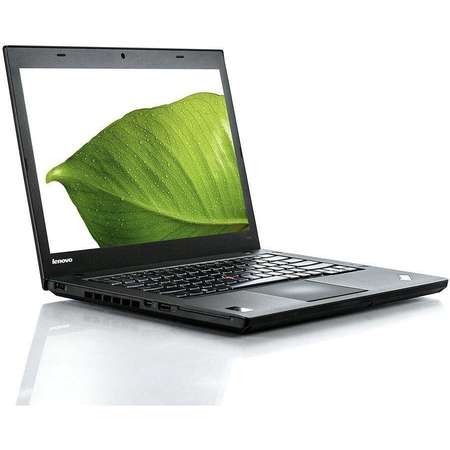 Laptop refurbished Lenovo ThinkPad T440 14.1 inch HD i5-4300U 1.9GHz 8GB DDR3 500GB HDD Windows 10 Home Black